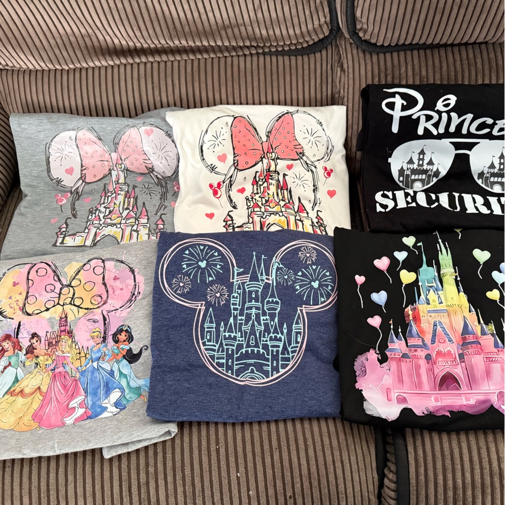 Colorful Disney Graphic T-Shirts